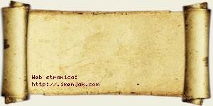 Una Dabović vizit kartica